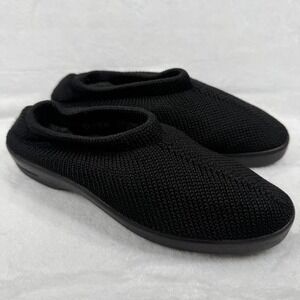 Arcopedico SOFTS 01 BLACK Slip On Knit Comfort Shoes Women‎ Size 40 M US 9